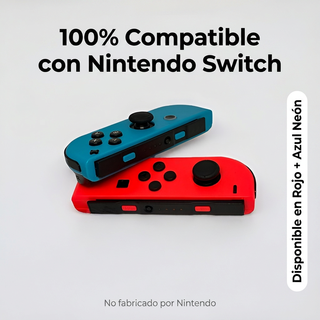 IVARO Pack 2 Mandos Inalámbricos Compatibles con Nintendo Switch/Switch OLED